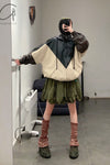 Vitelli leg cover FW22_LFT_002 gray coffee